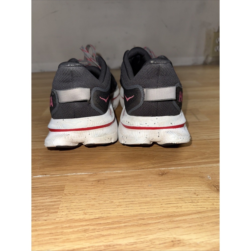 Hoka‎ One One Kawana 2 Running Sneakers Shoes Dark Gray/Red Men Size 13D - Picture 5 of 7